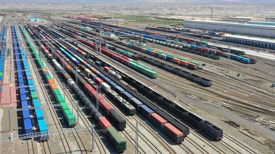 Scalo merci ferroviario nel contesto logistico di Bishkek