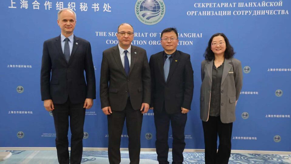 Delegation of Shanghai Academy of Social Sciences visits SCO Secretariat in Beijing