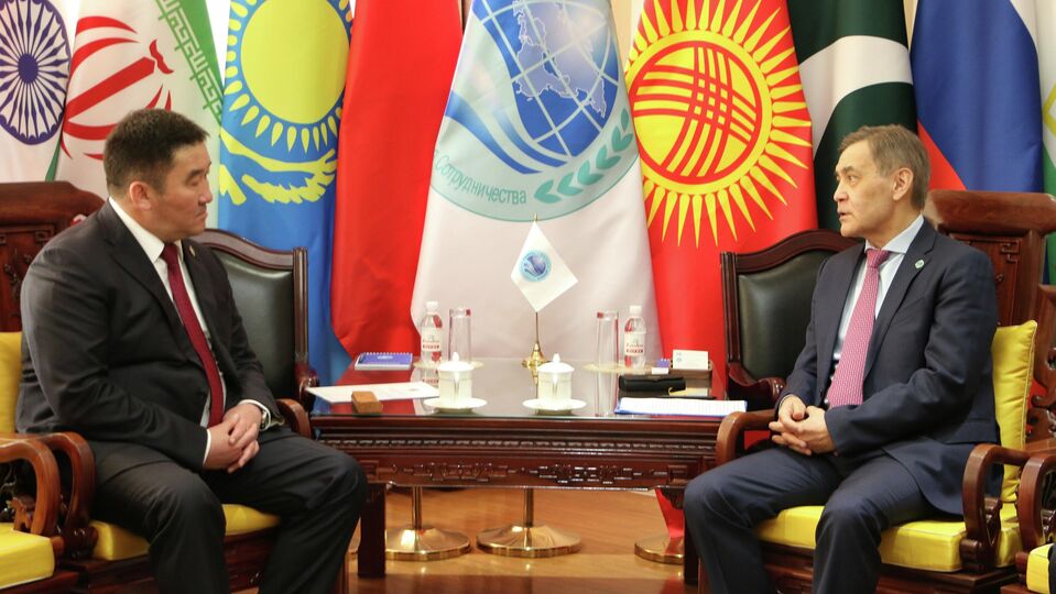 SCO Secretary-General meets with the Director of the SCO RATS Executive Committee
