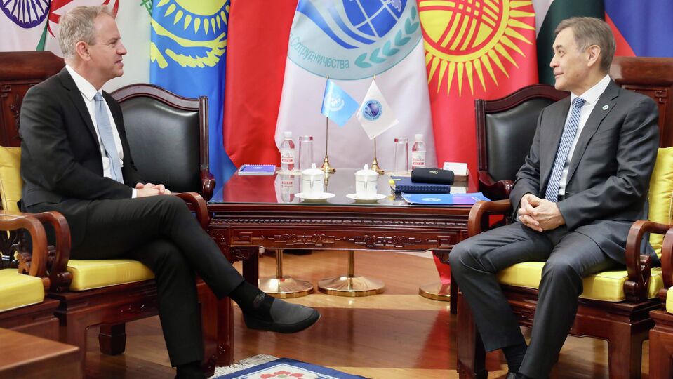 SCO Secretary-General meets with the UN Resident Coordinator in China