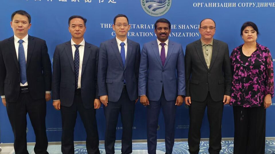 Representatives of the Department of Commerce of Jiangxi Province visit SCO Secretariat