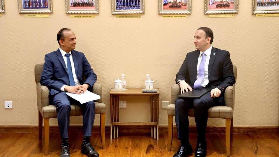 Meeting of SCO Deputy Secretary-General with Chargé d'Affaires of Libya and Deputy Chief of Mission of Bangladesh takes place at the SCO Secretariat