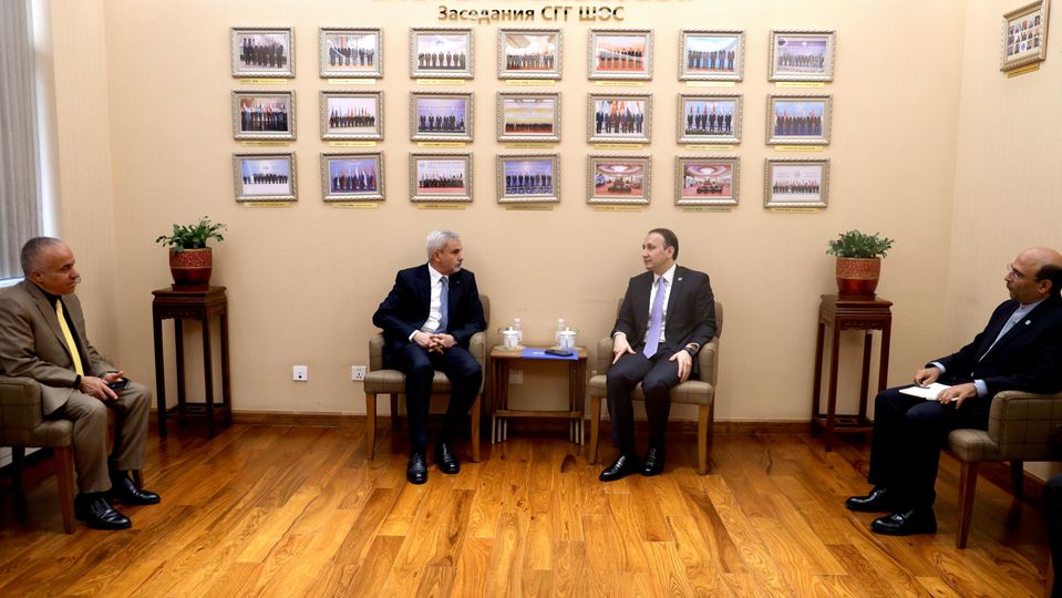 Meeting of SCO Deputy Secretary-General with Chargé d'Affaires of Libya and Deputy Chief of Mission of Bangladesh takes place at the SCO Secretariat