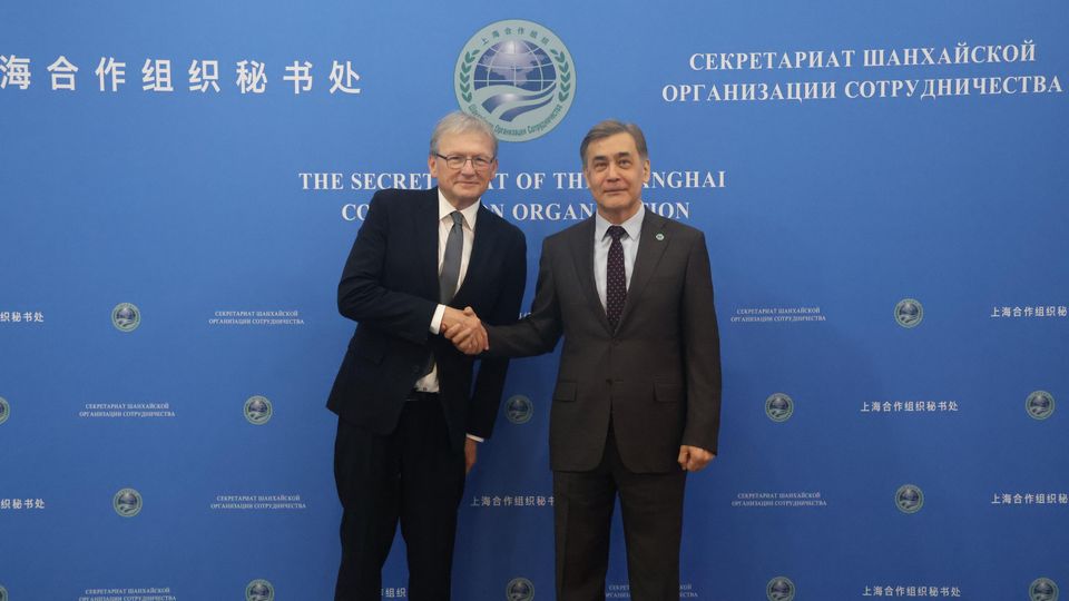 SCO Secretary General Meets with the Special Representative of the President of the Russian Federation for Relations with International Organizations to Achieve the Sustainable Development Goals