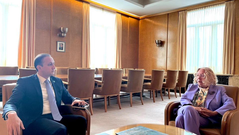 Meeting with the Director-General of the United Nations in Geneva
