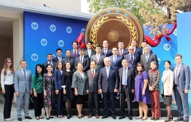 Сотрудники Секретариата ШОС