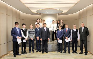 День открытых дверей для учеников школы при Посольстве Российской Федерации в Китайской Народной Республике