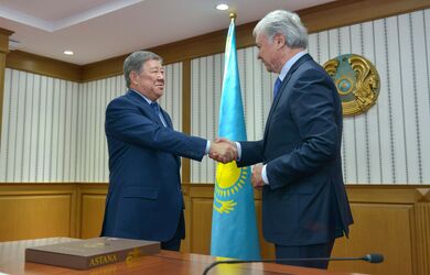 Встреча Генерального секретаря ШОС с Председателем правления компании «Астана ЭКСПО - 2017»