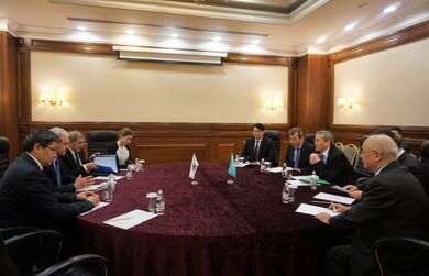 Встреча Генерального секретаря ШОС с Помощником Президента – Секретарем Совета Безопасности Республики Казахстан