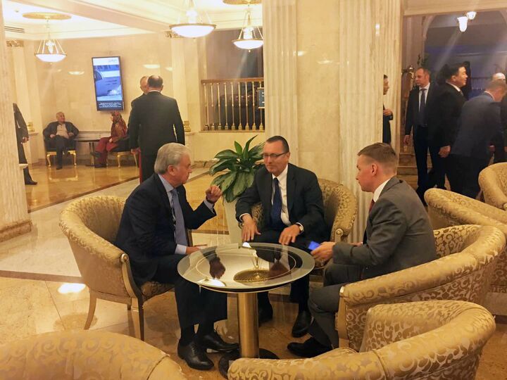 SCO Secretary-General Rashid Alimov met with UN Under-Secretary-General for Political Affairs Встреча Генерального секретаря ШОС с заместителем Генерального секретаря ООН Дж.Фельтманом