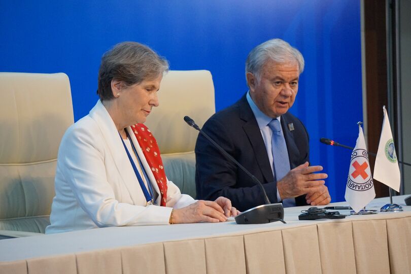 SCO, Red Cross sign memorandum of understanding ШОС и Международный Комитет Красного Креста намерены сотрудничать