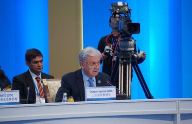 Заседание Совета глав государств-членов Шанхайской организации сотрудничества