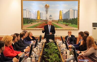 Встреча Генерального секретаря ШОС со слушателями программы МВА из Санкт-Петербурга