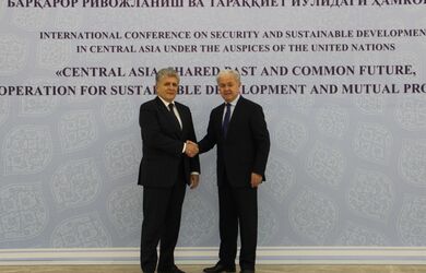 Встреча с помощником Генерального секретаря ООН по политическим вопросам М.Енча