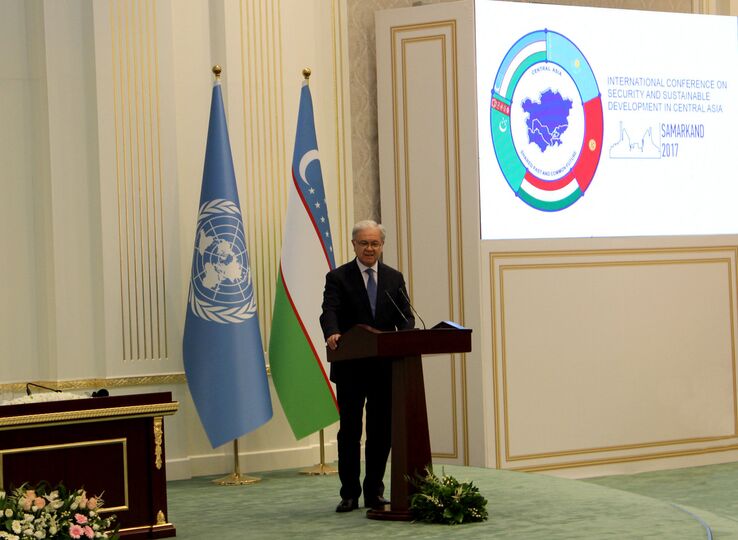 The international conference, “Central Asia: One Past and a Common Future, Cooperation for Sustainable Development and Mutual Prosperity,” opened in Samarkand Генеральный секретарь ШОС выступил на Международной конференции в Самарканде