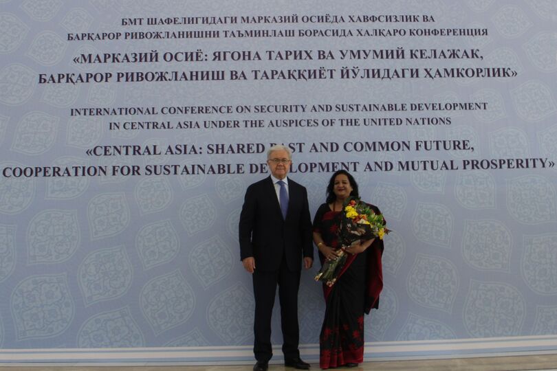 SCO and UN expand anti-drug cooperation Встреча с региональным представителем УНП ООН в Узбекистане Ашитой Миттал