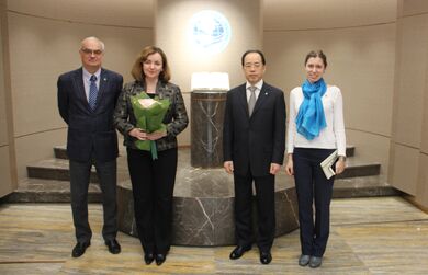 Встреча со специальным представителем Генерального секретаря ООН и главой Регионального центра по превентивной дипломатии в Центральной Азии Н.Герман