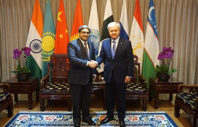 Встреча с Чрезвычайным и Полномочным Послом Республики Индии в КНР Бамбавале Гаутамом