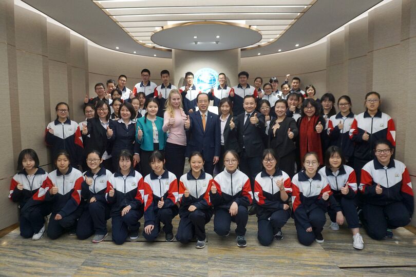 Ровесники ШОС посетили Штаб-квартиру Организации