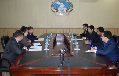 Встреча наблюдателей ШОС с Председателем Центральной комиссии по выборам и референдумам Республики Таджикистан