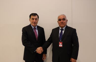 Встреча c Директором Агентства по контролю за наркотиками при Президенте Таджикистана Шерхоном Салимзода