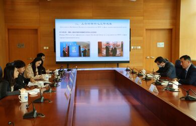 Встреча с Директором Китайского центра по сотрудничеству ШОС в сфере охраны окружающей среды