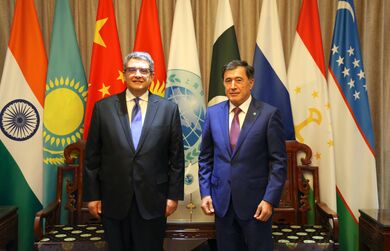 Генеральный секретарь ШОС встретился с Чрезвычайным и Полномочным Послом Арабской Республики Египет в КНР