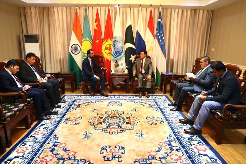 Генеральный секретарь ШОС встретился  с Чрезвычайным и Полномочным Послом Афганистана