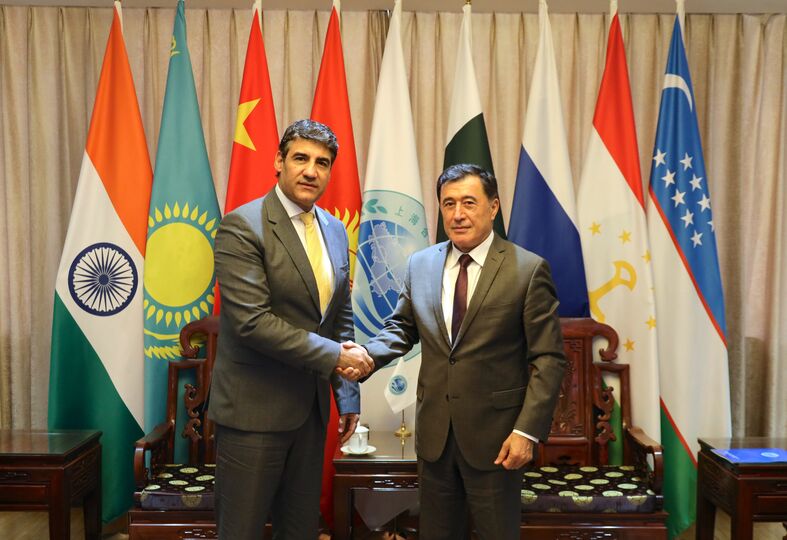 Генеральный секретарь ШОС встретился с Послом Республики Ирак в Китае