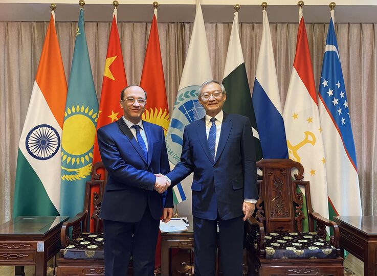 О встрече Генерального секретаря ШОС с Временным поверенным в делах Республики Узбекистан в КНР