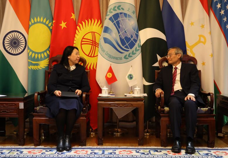 О встрече Генерального секретаря ШОС с Чрезвычайным и Полномочным Послом Кыргызской Республики  в Китайской Народной Республике