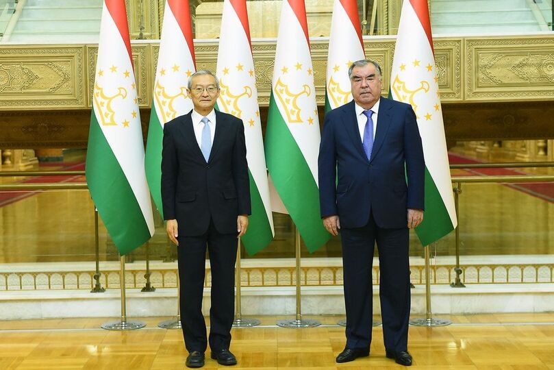 Встреча Генерального секретаря ШОС с Президентом Республики Таджикистан 