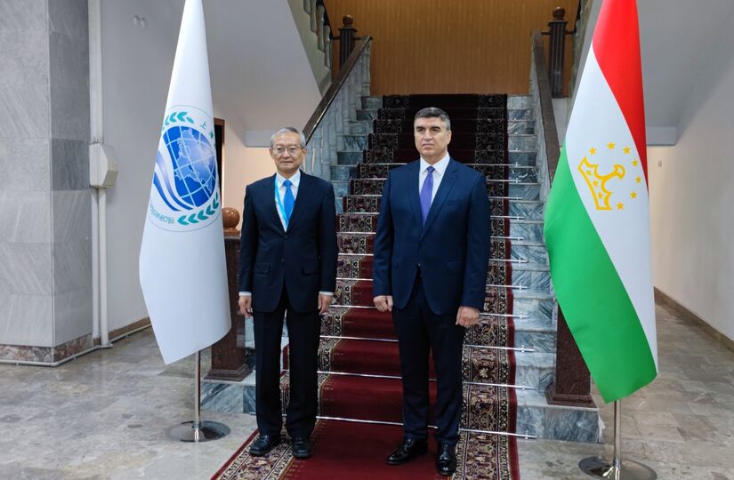 Встреча Генерального секретаря ШОС с Директором Агентства по контролю за наркотиками при Президенте Республики Таджикистан